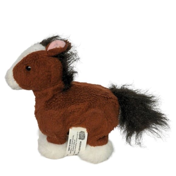 FurReal Friends Clydesdale Horse Snuggimals Walking Toy 5.5" - Picture 4 of 6